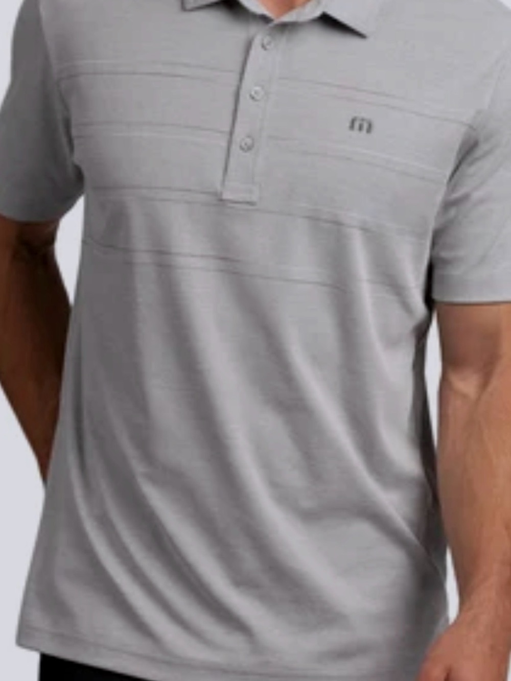 TravisMathew Onto Something Here Mens Short Sleeve Colar Golf Polo Shirt 3xl